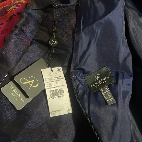 NWT Floral Sleeveless Dress - Navy and Pink - MAKE AN OFFER - CLOSING MY CLOSET. - Picture 9 of 11